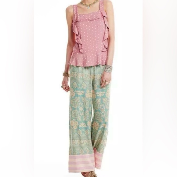 Matilda Jane Salty Kiss Women's Palazzo Wide Leg Pants Size Small - Picture 2 of 9